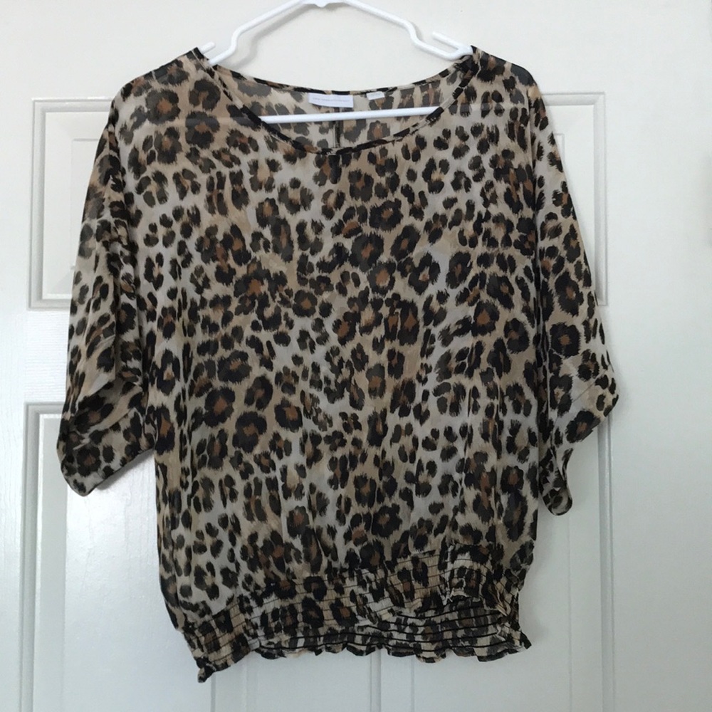 NY and Company leopard print blouse